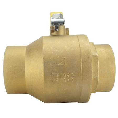 4 In. Lead Free Brass SWT X SWT Ball Valve